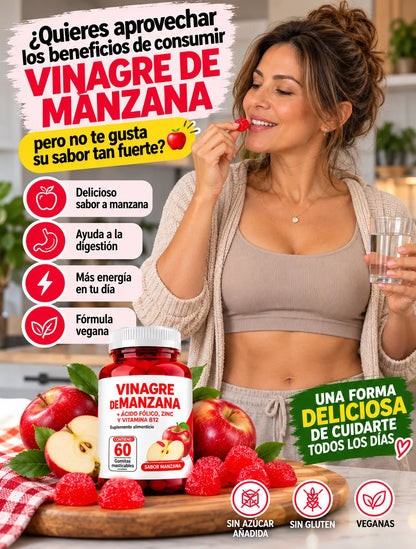 GOMITAS DE VINAGRE DE MANZANA
